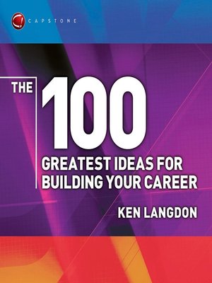 cover image of The 100 Greatest Ideas for Building Your Career